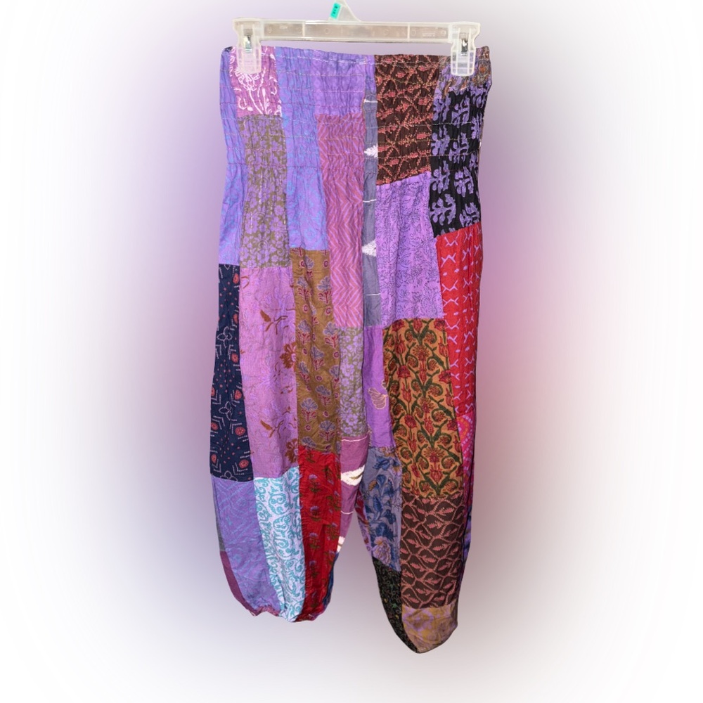 Kathmandu Multicolor Patchwork Joggers - Picture 2 of 3
